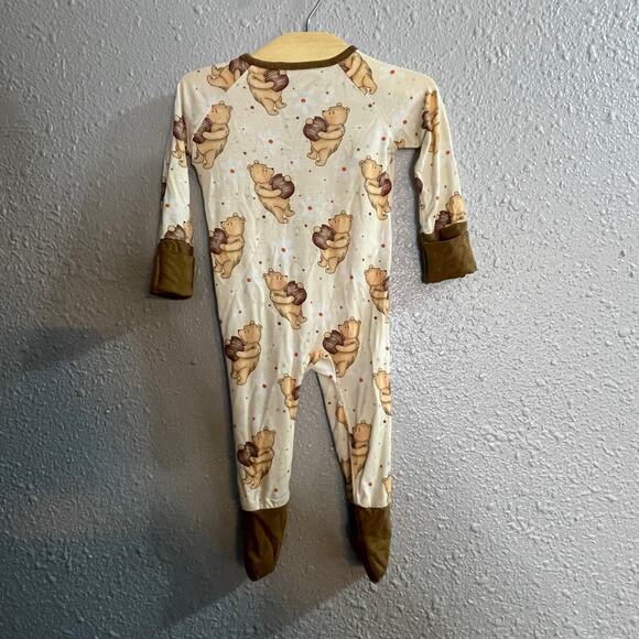 BAMBOO Pooh Bear One-Piece Zippy Size 3-6 Months - Picture 3 of 5